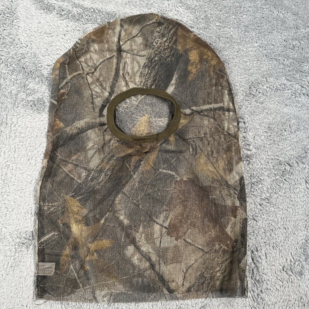 USA Hunter Specialties Face Mask Adult One Size Realtree Camo Head Cover Hunting